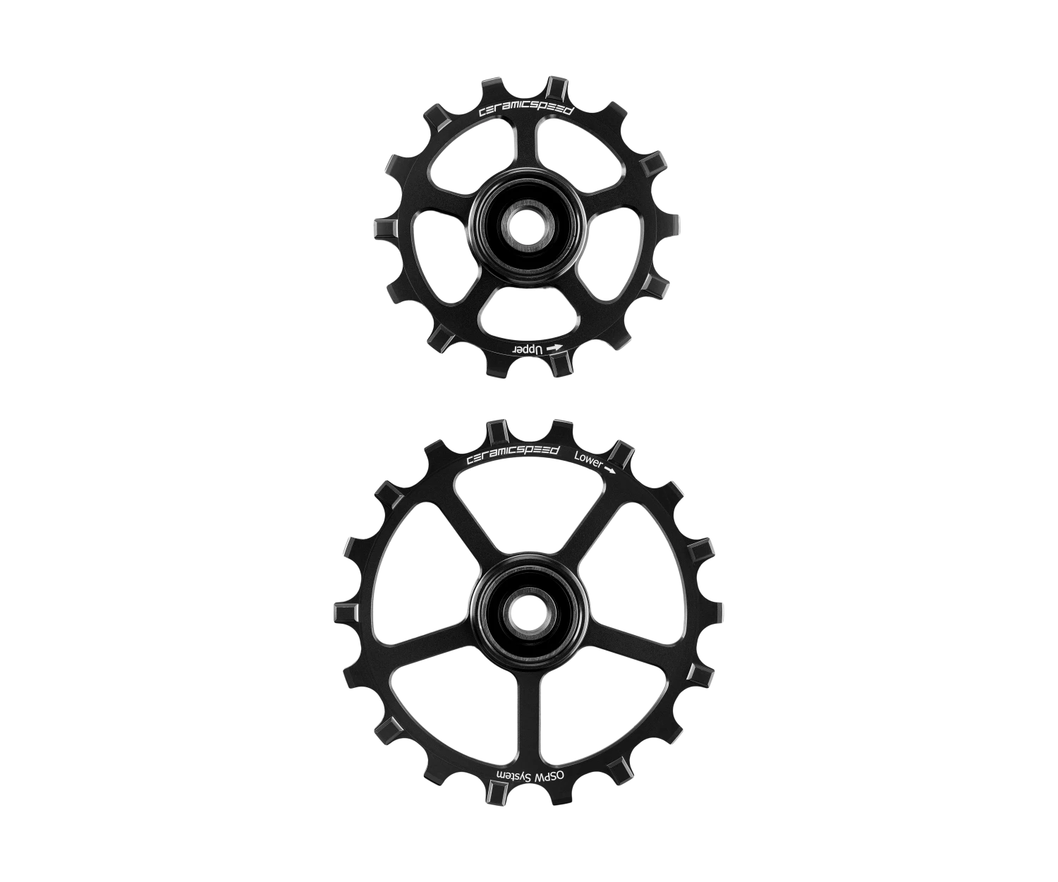 CERAMICSPEED Oversized Pulley Wheels 14/18 Tooth 3 CERAMICSPEED Oversized Pulley Wheels 14/18 Tooth