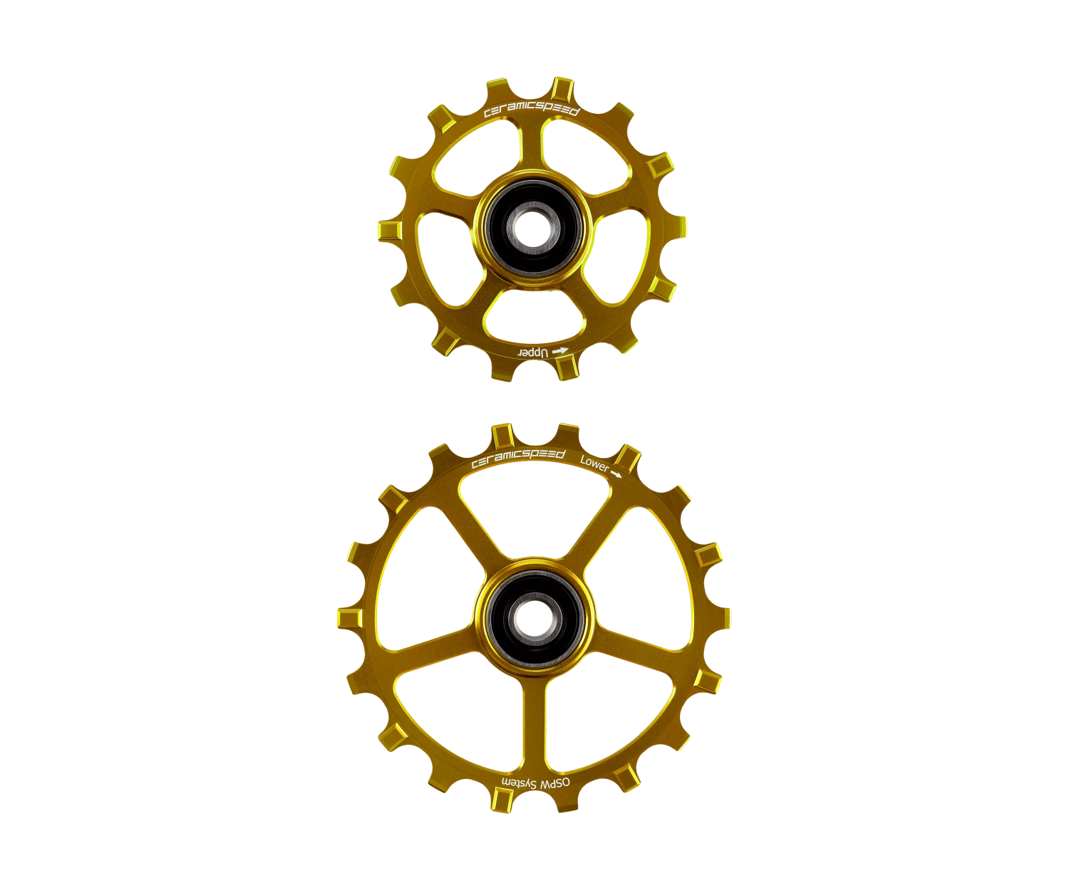 CERAMICSPEED Oversized Pulley Wheels 14/18 Tooth 4 CERAMICSPEED Oversized Pulley Wheels 14/18 Tooth - Image 2