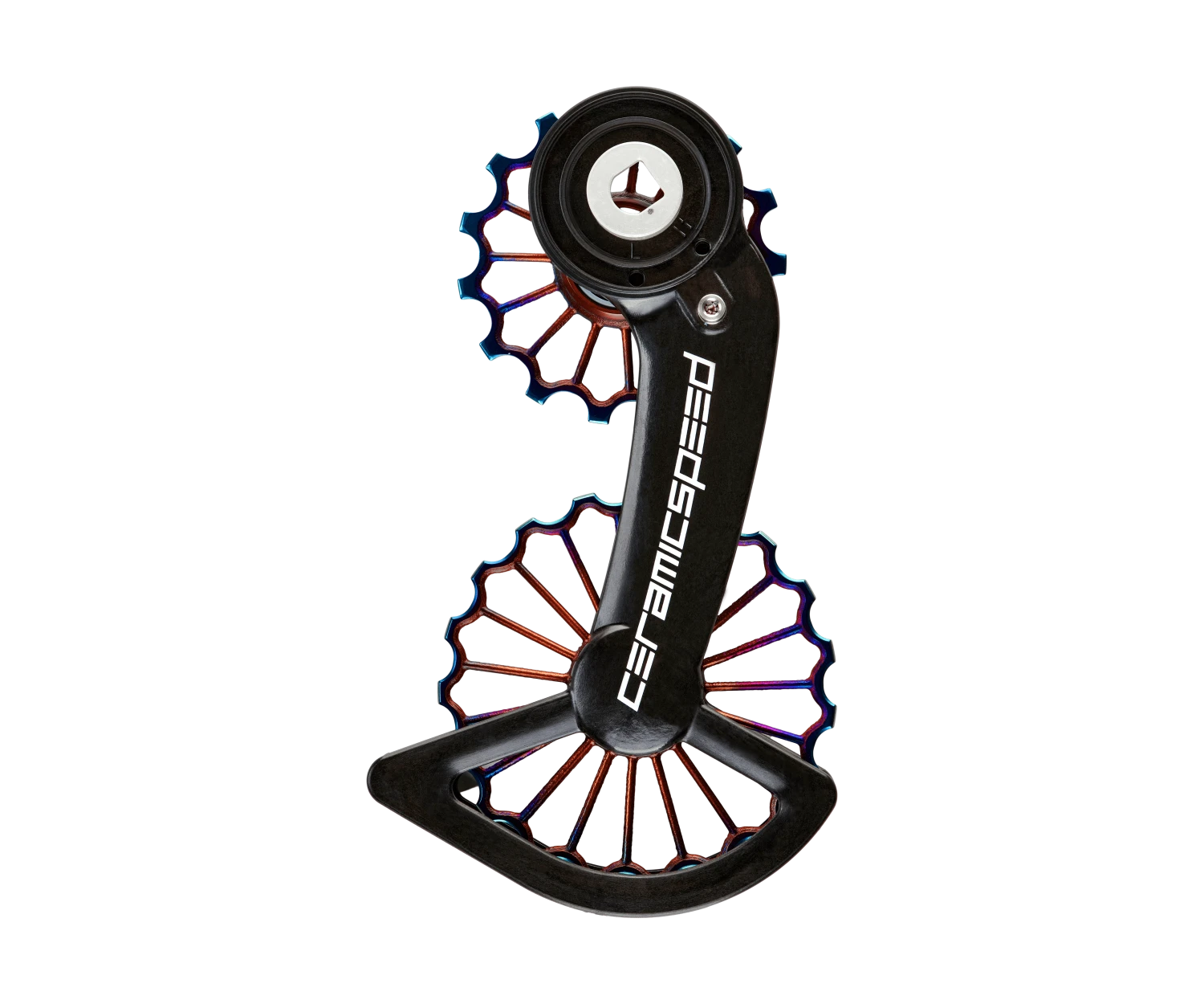 CERAMICSPEED 3D Printed Hollow Ti Oil Slick PVD OSPW For SRAM Red/Force AXS 3 CERAMICSPEED 3D Printed Hollow Ti Oil Slick PVD OSPW For SRAM Red/Force AXS