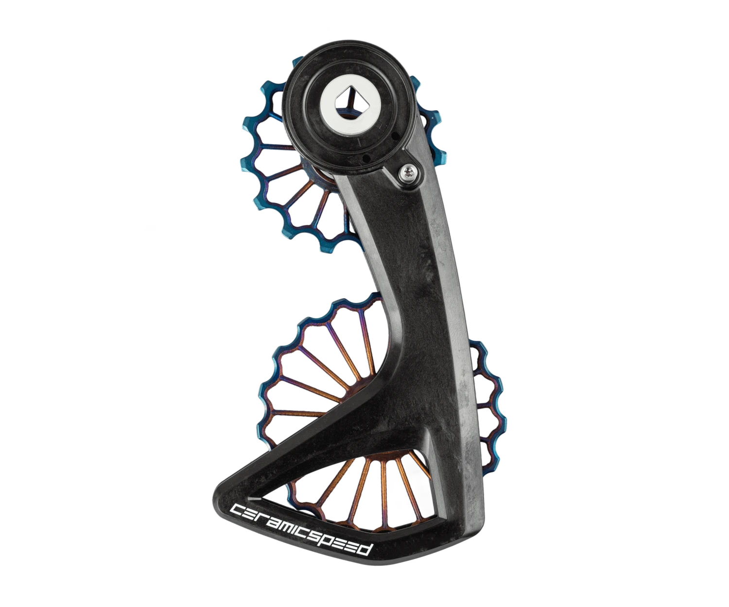 CERAMICSPEED OSPW RS 3D Titanium For SRAM Red/Force AXS Oil Slick 3 CERAMICSPEED OSPW RS 3D Titanium For SRAM Red/Force AXS Oil Slick